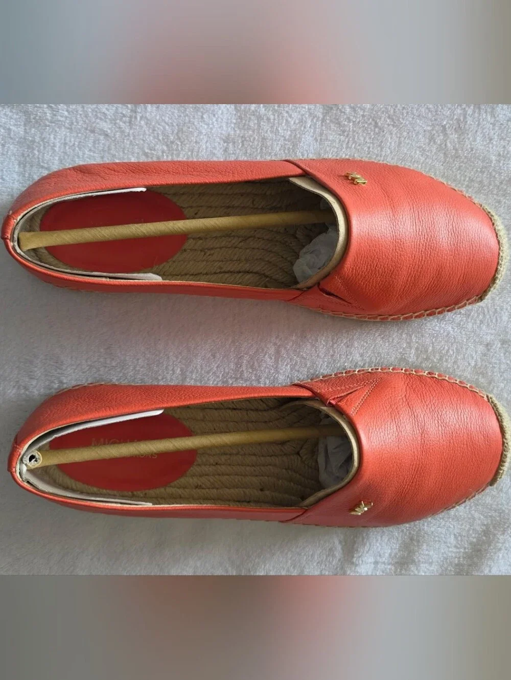 Michael Kors Kendrick Espadrille Flats In Grapefruit
